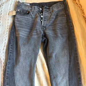 Levi's Gray Straight-Leg Jeans
